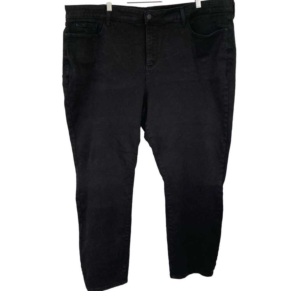 NYDJ Black Straight Leg Pants - Size 24W | Lift Tuck Technology Plus Size
